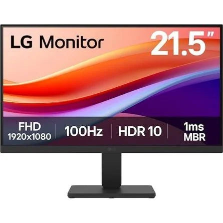 LG 22U401A-B 21.5" VA LED monitor fekete 100Hz