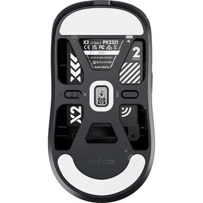 Pulsar X2 v3 Size2 optikai vezeték nélküli gaming egér fekete (Bontott, teszt!)