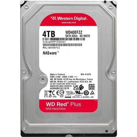Western Digital Red Plus 4TB 5400rpm 128MB SATA3 3,5" HDD
