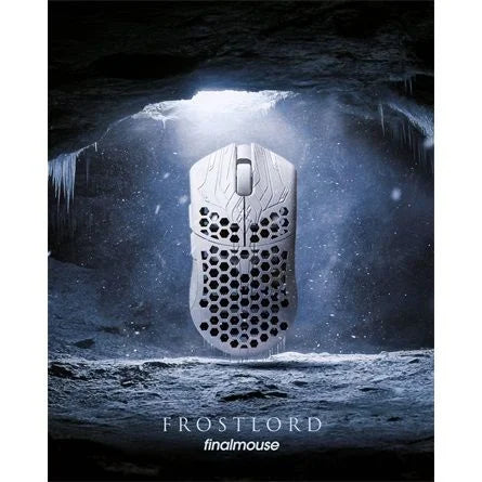Finalmouse ULX Frostlord Small optikai vezeték nélküli gaming egér fehér (Jégfehér)