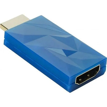 ifi HDMI iSilencer HDMI 2.1 -> HDMI 2.1 M/F aktív zavarszűrő kék (Bontott!)