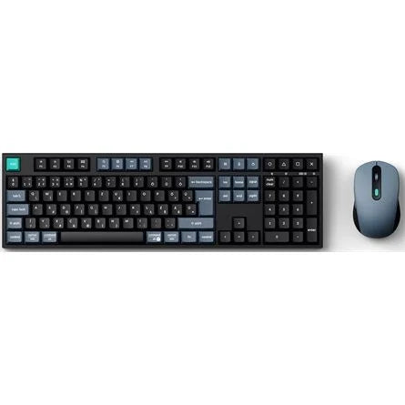 Keychron B36 Bluetooth / vezeték nélküli magyar Scissor Switch mechanikus billentyűzet + egér fekete-szürke