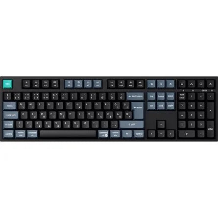 Keychron B36 Bluetooth / vezeték nélküli magyar Scissor Switch mechanikus billentyűzet fekete-szürke