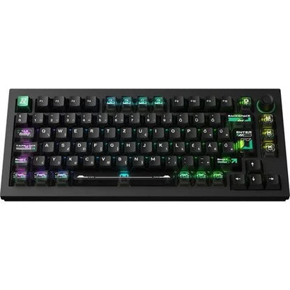Keychron Lemokey L5 HE USB magyar gaming Lemokey Lime Magnetic mechanikus billentyűzet fekete (Bontott!)
