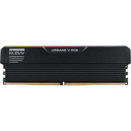 KLEVV URBANE V RGB 32GB 6000MT/s DDR5 memória CL28 Kit of 2 fekete RGB
