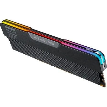 KLEVV URBANE V RGB 32GB 6000MT/s DDR5 memória CL28 Kit of 2 fekete RGB