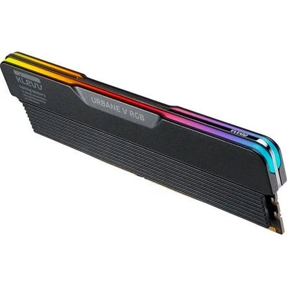 KLEVV URBANE V RGB 32GB 6000MT/s DDR5 memória CL28 Kit of 2 fekete RGB
