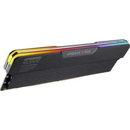 KLEVV URBANE V RGB 32GB 6000MT/s DDR5 memória CL28 Kit of 2 fekete RGB