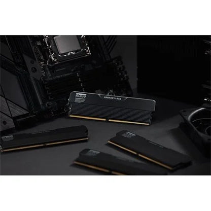 KLEVV URBANE V RGB 32GB 6000MT/s DDR5 memória CL28 Kit of 2 fekete RGB