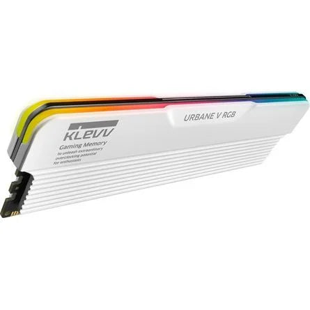 KLEVV URBANE V RGB 32GB 6000MT/s DDR5 memória CL28 Kit of 2 fehér RGB