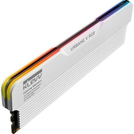 KLEVV URBANE V RGB 32GB 6000MT/s DDR5 memória CL28 Kit of 2 fehér RGB