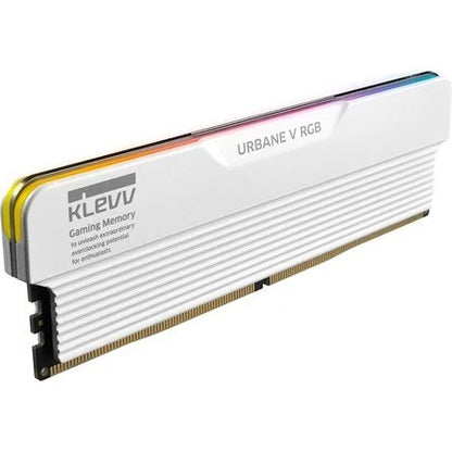 KLEVV URBANE V RGB 32GB 6000MT/s DDR5 memória CL28 Kit of 2 fehér RGB
