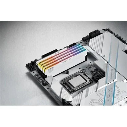 KLEVV URBANE V RGB 32GB 6000MT/s DDR5 memória CL28 Kit of 2 fehér RGB