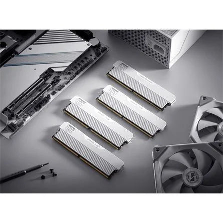 KLEVV URBANE V RGB 32GB 6000MT/s DDR5 memória CL28 Kit of 2 fehér RGB