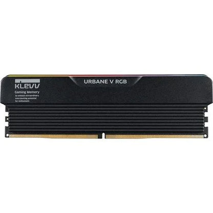 KLEVV URBANE V RGB 32GB 6400MT/s DDR5 memória CL30 Kit of 2 fekete RGB