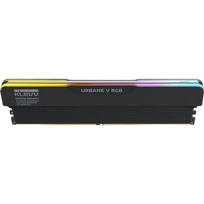 KLEVV URBANE V RGB 32GB 6400MT/s DDR5 memória CL30 Kit of 2 fekete RGB