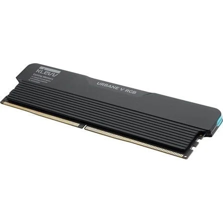 KLEVV URBANE V RGB 32GB 6400MT/s DDR5 memória CL30 Kit of 2 fekete RGB