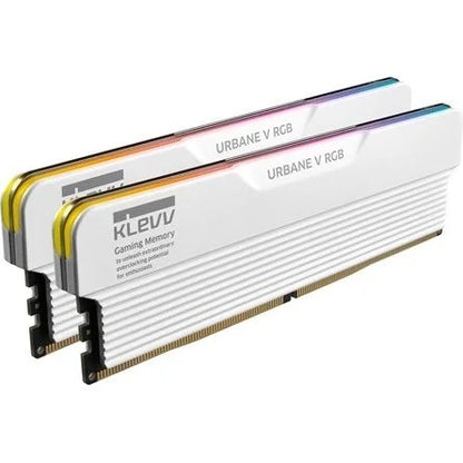 KLEVV URBANE V RGB 32GB 6400MT/s DDR5 memória CL30 Kit of 2 fehér RGB