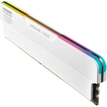 KLEVV URBANE V RGB 32GB 6400MT/s DDR5 memória CL30 Kit of 2 fehér RGB