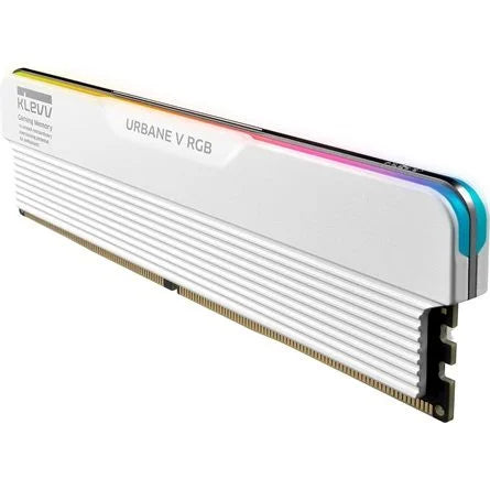 KLEVV URBANE V RGB 32GB 6400MT/s DDR5 memória CL30 Kit of 2 fehér RGB