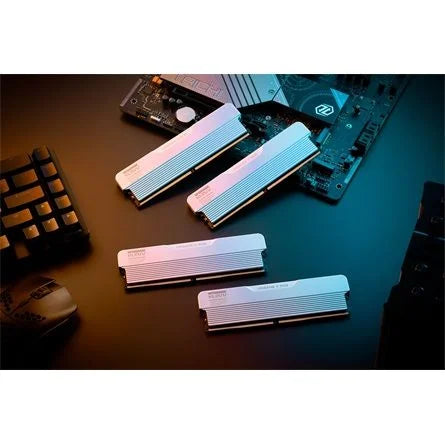 KLEVV URBANE V RGB 32GB 6400MT/s DDR5 memória CL30 Kit of 2 fehér RGB