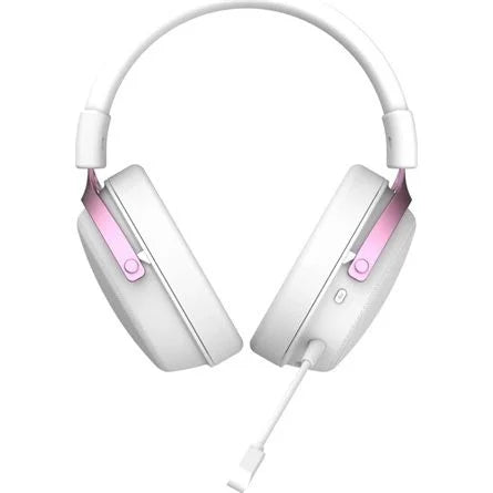 ATK N9 Ultra fejhallgató headset fehér-rózsaszín