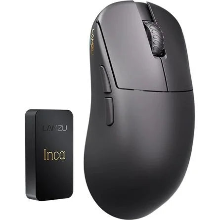 LAMZU INCA optikai vezeték nélküli gaming egér fekete (Bontott!)