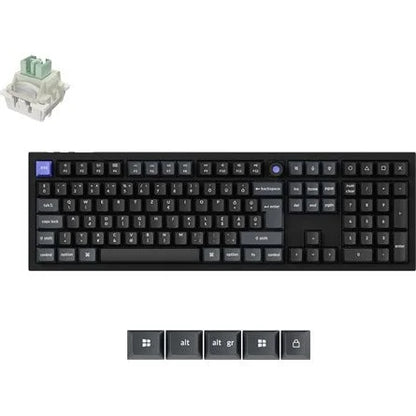 Keychron Q6 HE 8K USB magyar Ultra-fast Lime Magnetic mechanikus billentyűzet fekete