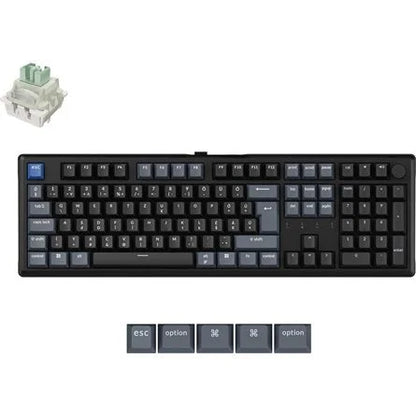 Keychron J5 HE 8K USB magyar Ultra-fast Lime Magnetic mechanikus billentyűzet fekete
