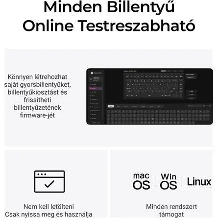 Keychron J8 HE 8K USB magyar Ultra-fast Lime Magnetic mechanikus billentyűzet fekete