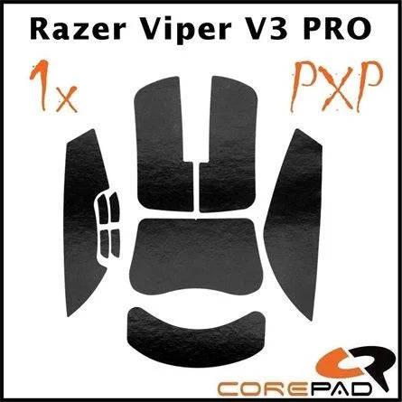 Corepad Razer Viper V3 Pro PXP Grips fekete