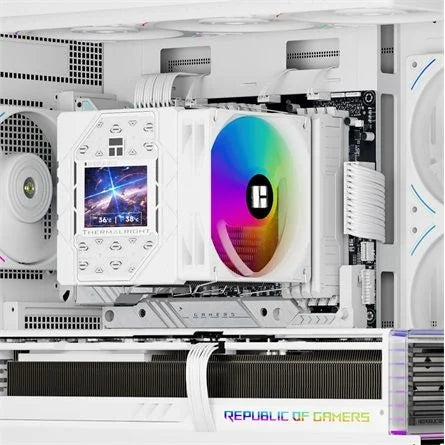 Thermalright Peerless Assassin 120 Vision ARGB White processzor hűtő fehér