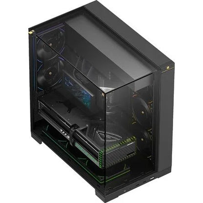 Thermalright A70 táp nélküli ablakos Mid Tower számítógépház fekete
