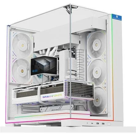 Thermalright A70 ARGB White táp nélküli ablakos Mid Tower számítógépház fehér
