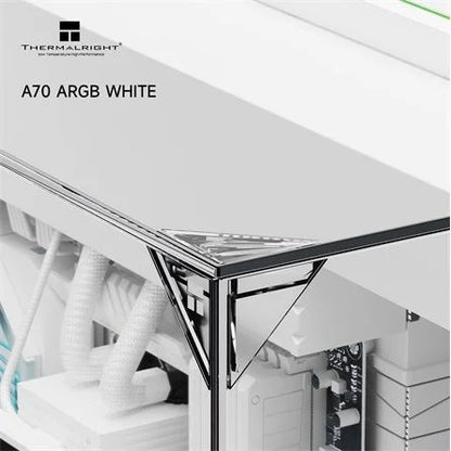 Thermalright A70 ARGB White táp nélküli ablakos Mid Tower számítógépház fehér