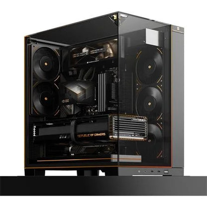 Thermalright A70 VISION táp nélküli ablakos Mid Tower számítógépház fekete