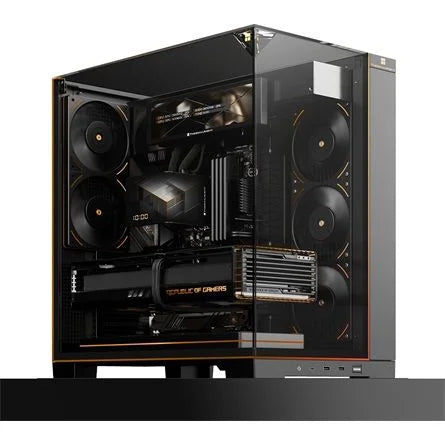 Thermalright A70 VISION táp nélküli ablakos Mid Tower számítógépház fekete