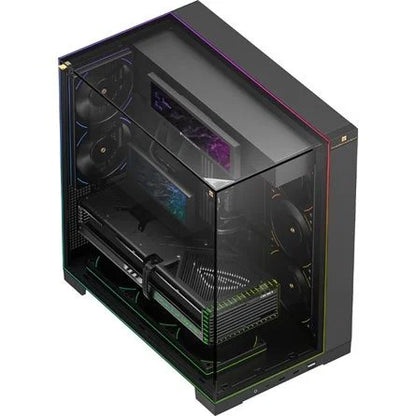 Thermalright A70 VISION táp nélküli ablakos Mid Tower számítógépház fekete