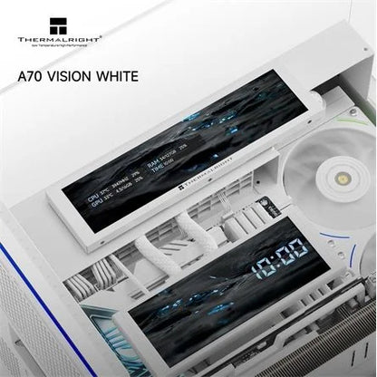 Thermalright A70 VISION White táp nélküli ablakos Mid Tower számítógépház fehér