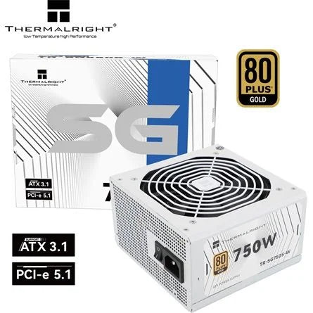 Thermalright SG-750S-W ATX desktop tápegység 750W 80+ Gold BOX