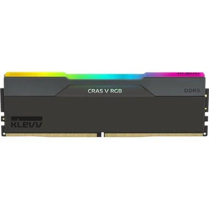 KLEVV CRAS V 64GB 6000MT/s DDR5 memória CL30 Kit of 2 fekete RGB