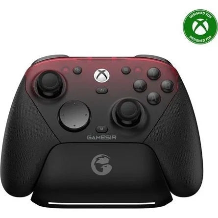 GameSir G7 Pro Tri-Mode Shadow Ember Bluetooth / USB / vezeték nélküli gamepad játékvezérlő fekete-piros
