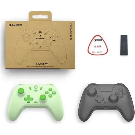 GameSir Nova Lite Multiplatform  Bluetooth / USB / vezeték nélküli gamepad játékvezérlő zöld