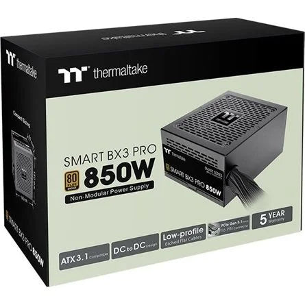 Thermaltake Smart BX3 Pro ATX desktop tápegység 850W 80+ Bronze BOX