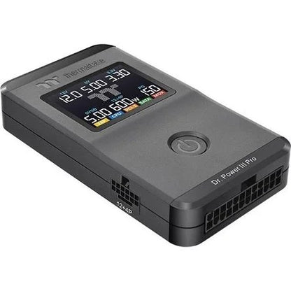 Thermaltake Dr. Power III Pro univerzális ATX tápegység teszter fekete LCD kijelzővel