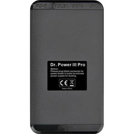 Thermaltake Dr. Power III Pro univerzális ATX tápegység teszter fekete LCD kijelzővel