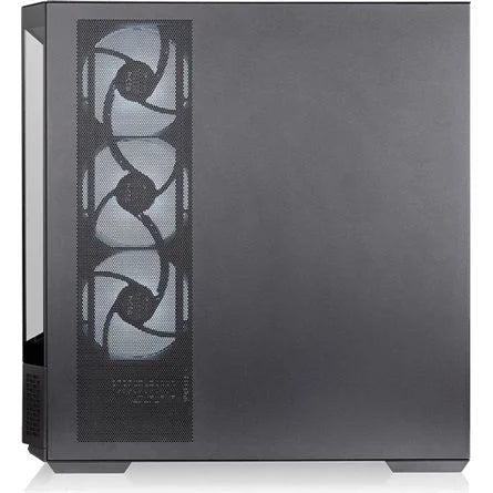 Thermaltake View 370 TG ARGB táp nélküli ablakos Mid Tower számítógépház fekete