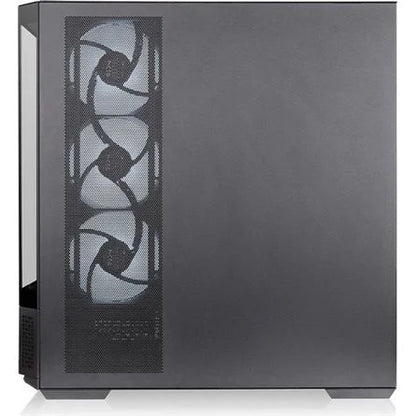 Thermaltake View 370 TG ARGB táp nélküli ablakos Mid Tower számítógépház fekete