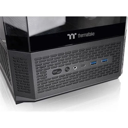 Thermaltake View 370 TG ARGB táp nélküli ablakos Mid Tower számítógépház fekete