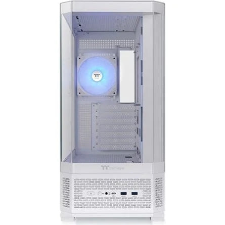 Thermaltake View 370 TG ARGB Snow táp nélküli ablakos Mid Tower számítógépház fehér